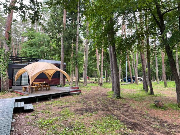 【河口湖 森と湖の楽園 WorkShopCampResort】キャンプ初心者にオススメ！子供とトレーラーハウスに泊まろう！